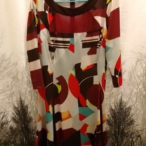 Jete quarter sleeve dress